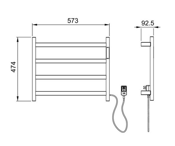 полотенцесушитель WONZON & WOGHAND ESSEN 573х474